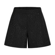 Sorte elastiske talje shorts og trusser