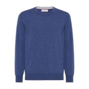 Blå Cashmere Crew Neck Sweater