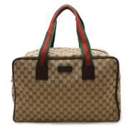 Pre-owned Canvas gucci-tasker