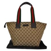 Pre-owned Canvas gucci-tasker