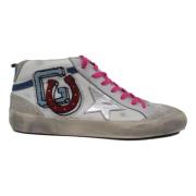 Hvid Fantasy Pink Mid Star Sneakers