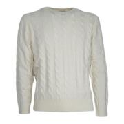 Herre Flettet Cashmere Sweater