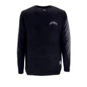 Sort Jacquard Crew Neck Sweater