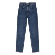 Slim High Rise Ankle Jeans