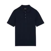 Tonal Eagle Polo Shirt i Mørkeblå