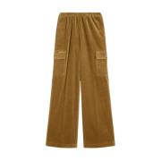 Cargo Velvet Bukser Straight Leg