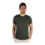 Slim-fit bomulds pique T-shirt