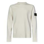 Hvid Crew-neck Sweater AW24