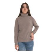 Turtle Neck Pullover med kabelstrik