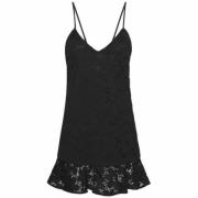 Lace Frill Slip Dress