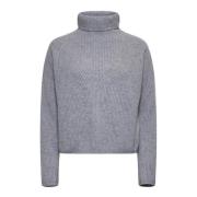 Golia Turtleneck Sweater Lys Grå