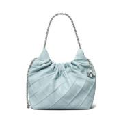 Mini Hobo Skuldertaske i Mist Blue