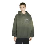 Logo Print Bubble Hooded Sweatshirt