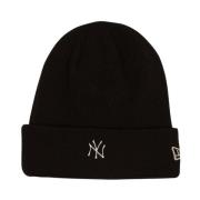 Metallic Cuff Beanie i Sort