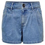 Denim Shorts - Høj Talje - Chino Stil