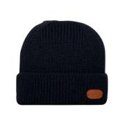 Mørkeblå Beanie med Logo