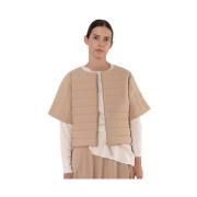 Nude Kimono Stil Quiltet Vest