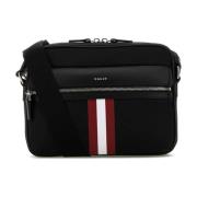 Kanvas Crossbody Taske i Sort