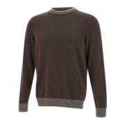 Brun Uld Silke Kashmir Sweater