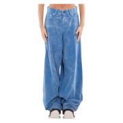 Velvet Washed Loose Jeans