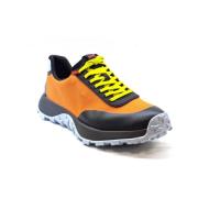 Sort-Orange Sneakers med Gore-Tex Foring