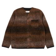 Brun Ombre Fleece Cardigan