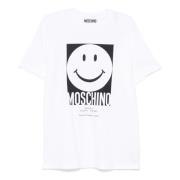 Smiley® Samarbejde Hvid Crew Neck T-shirt