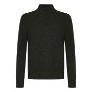 Grøn Mockneck Sweater AW24