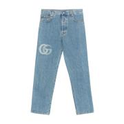 Slim-Fit Denim Jeans med Logo