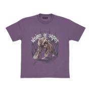 Lilla Tiger Print Tee Herre T-Shirt