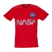 Reflekterende NASA T-shirt Rød