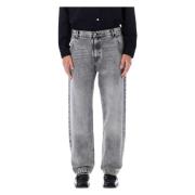 Grå Vaskede Regular Jeans AW24