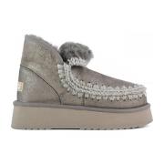 Metallic Mini Eskimo Platform Boot