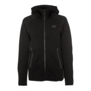 Fleece Hoody med lynlåslukning