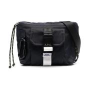 Nylon Bum Bag med Logo Applikation