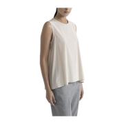 Silke crepe de chine rund hals top