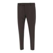 Brun Uldbukser, Slim Fit, Edge Collection