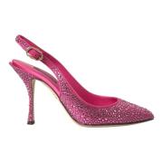 Krystal Pink Slingback Pumps Sko