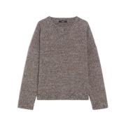 Oversize ren uld sweater