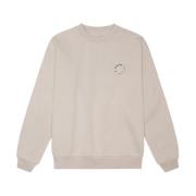 Sølvgrå Crewneck Sweater