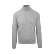 Luksus Cashmere Turtleneck Sweater Grå