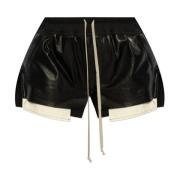 Leather Shorts Fog