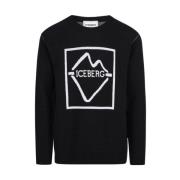 Crew-neck uldblandingsstrik