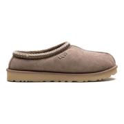 Beige Ruskind Slip-On Sandaler