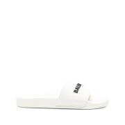 Beige Slide Sandal til stilfulde ferier