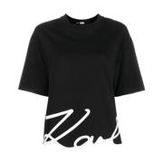 T-SHIRT KARL SIGNATURE HEM SORT