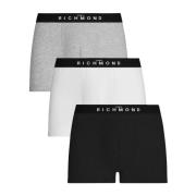 Lavtaljet bomuld boxershorts pakke