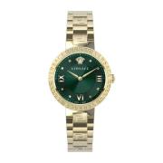 Herreur Greca Lady 36 mm guld grøn VE2K006 21