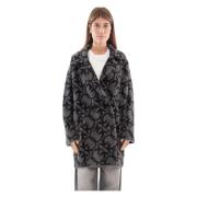 Monogram Faux Fur Coat