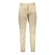 Klassiske Beige Bomuld Jeans